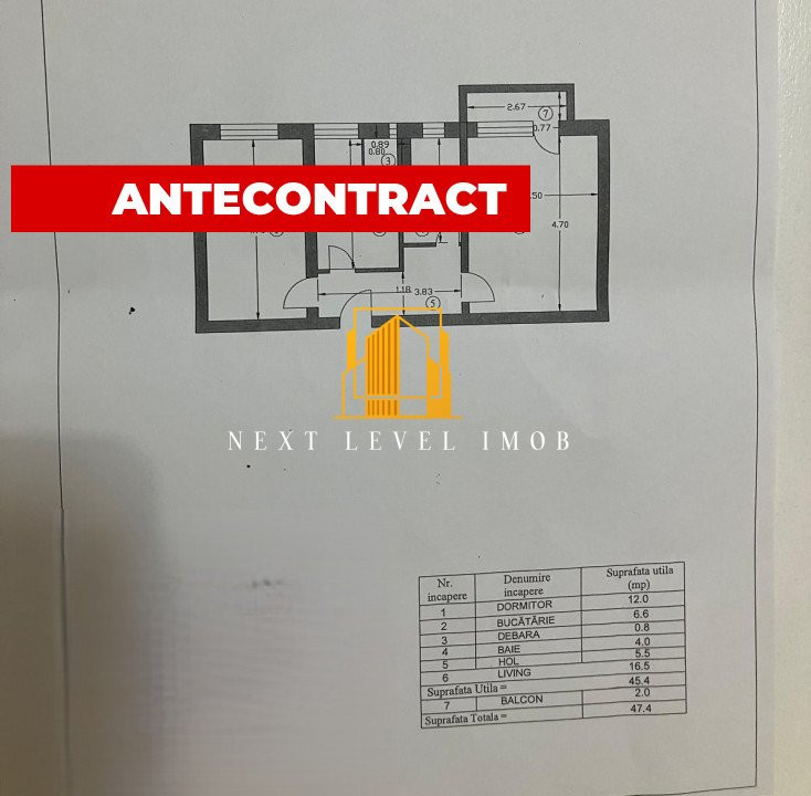 Apartament 2 Camere – Zona Traian