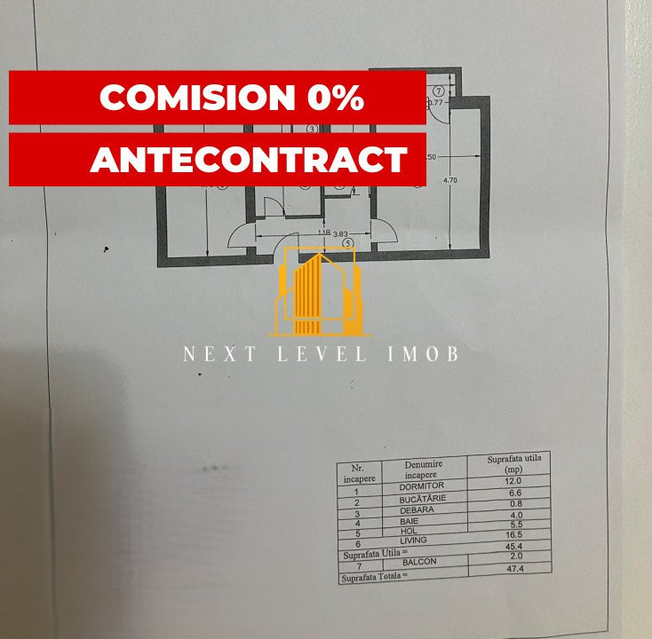 Apartament 2 Camere – Zona Traian