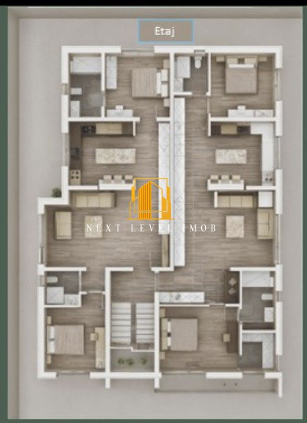 Apartament modern cu finisaje premium, 3 camere, 83mp - CENTRU Pitești
