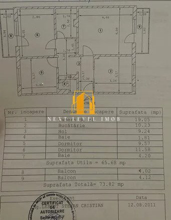 Apartament 3 camere decomandat Trivale