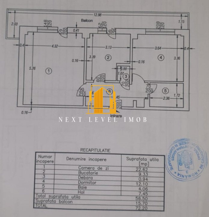 APARTAMENT DE VÂNZARE - 2 CAMERE, FRĂȚII GOLEȘTI, COMISION 0%