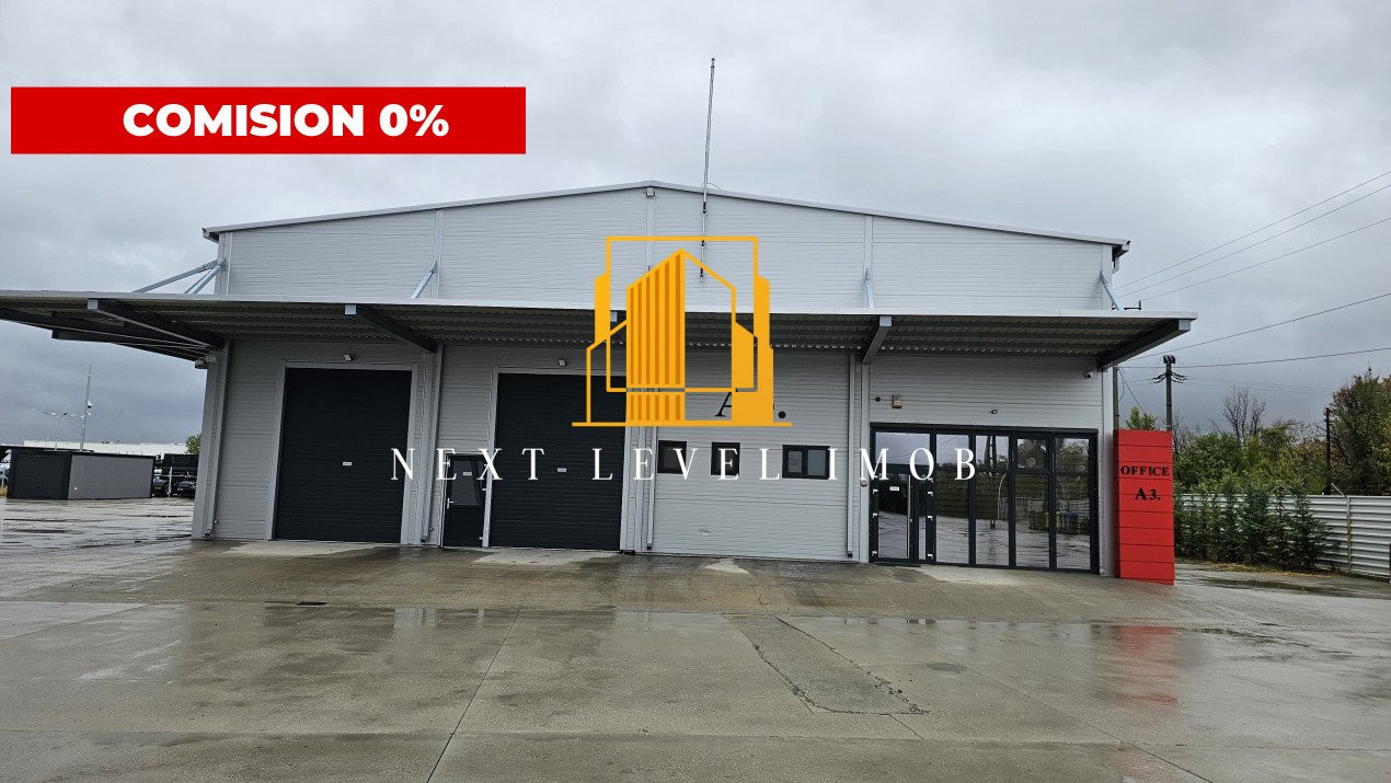 Închiriere Hală Industrială – Zona Auchan Bradu, 580 mp, COMISION 0%