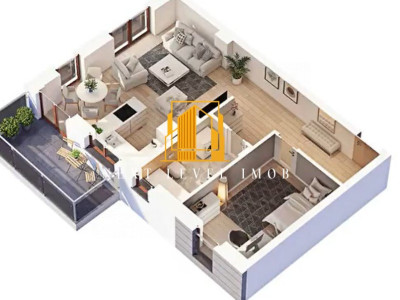 Apartament LUX, 3 camere TRIVALE