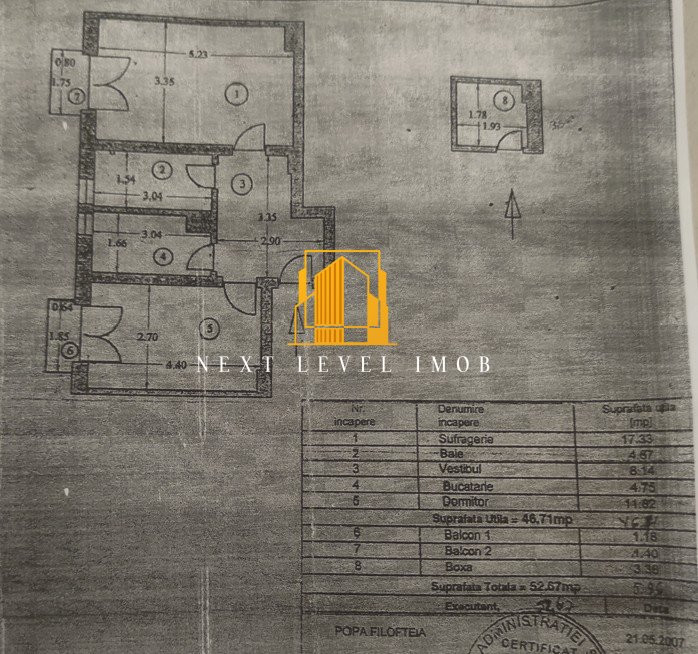 Apartament de 2 Camere – Zona Fântâna Muzicală, Pitești