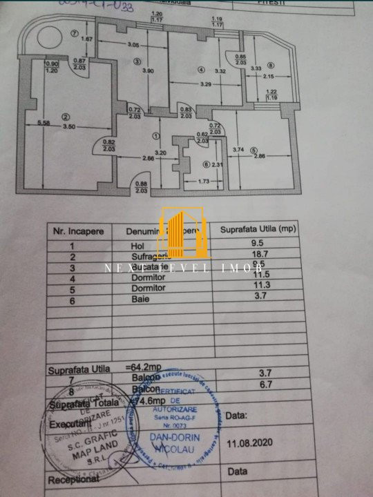 Apartament 3 camere – zonă BIG