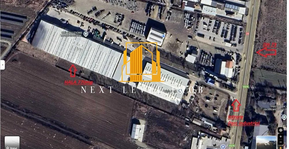 Hala industrială de închiriat – 770 mp utili – Argeșelu