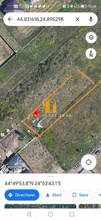 Teren intravilan de vânzare – 1000 mp în sat Geamăna