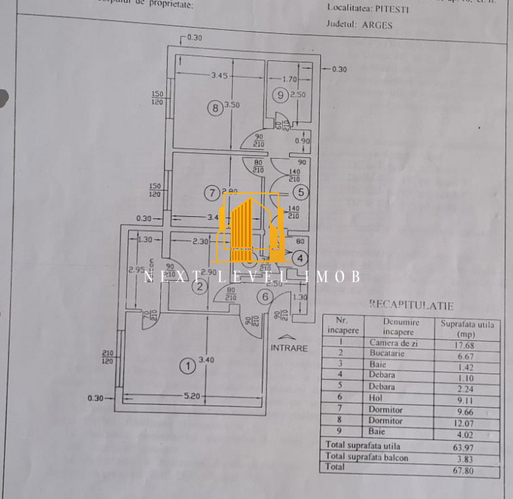 Apartament 3 camere, modern și spațios – zona Dacia, o% comision
