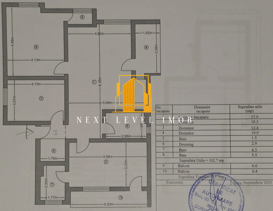 Apartament exclusivist de vânzare – Trivale, Pitești