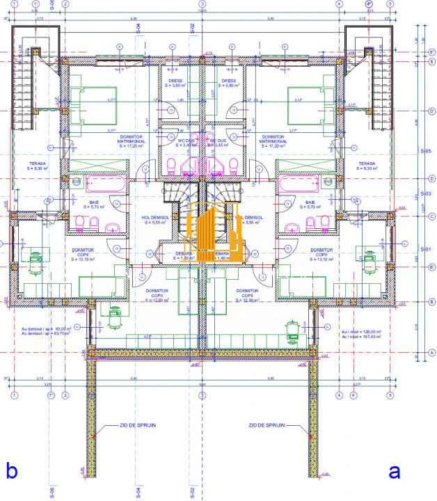 Casă duplex, 4 camere – Cartier Brătieni, Ștefănești