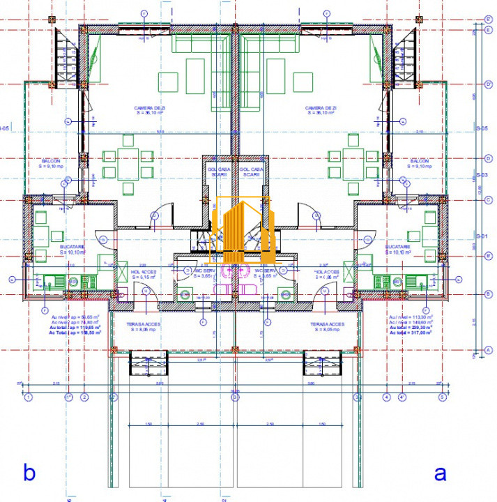 Casă duplex, 4 camere – Cartier Brătieni, Ștefănești