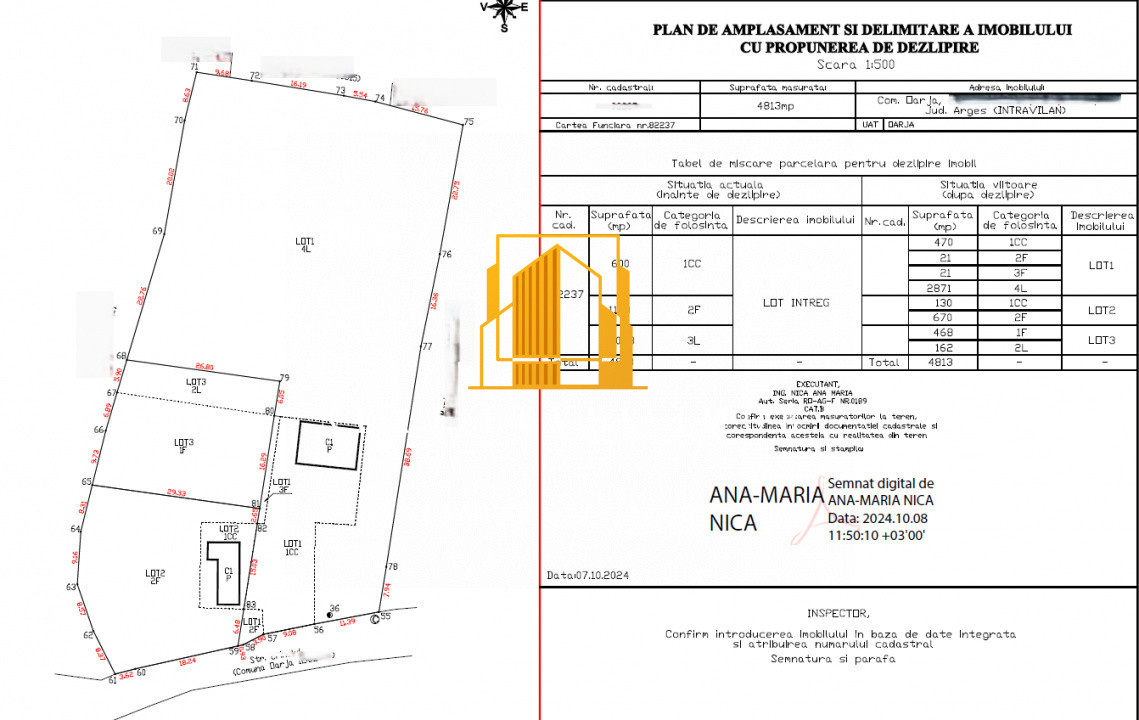 Teren Oarja – toate utilitățile, ideal pentru casă!