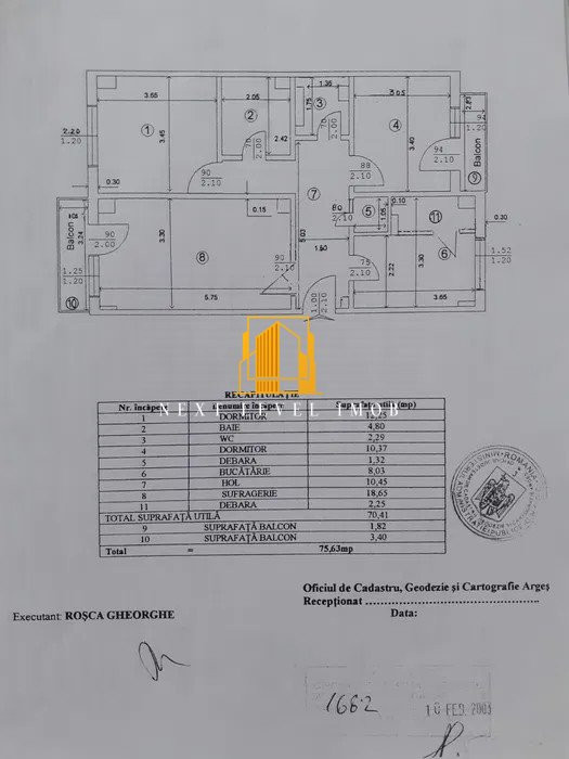 Apartament 3 Camere Prundu