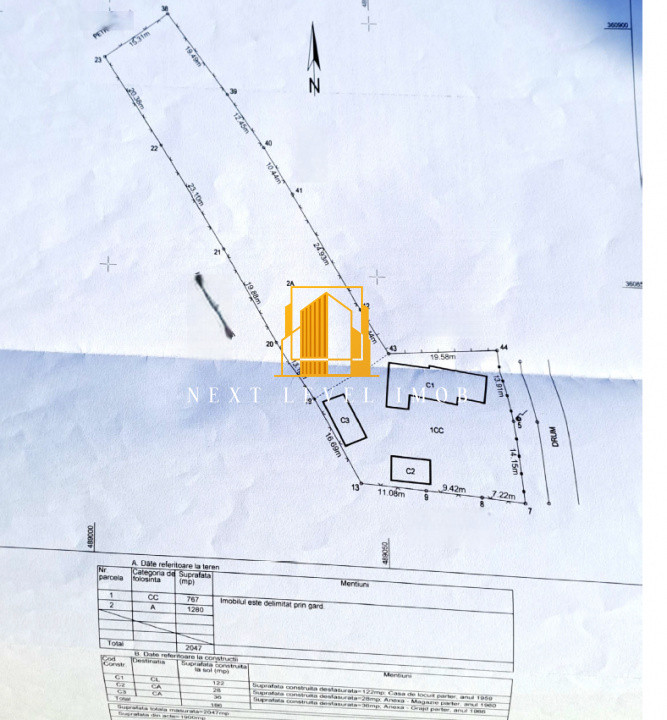 Casă cu teren generos 2.047 mp – Podu Broșteni, Argeș