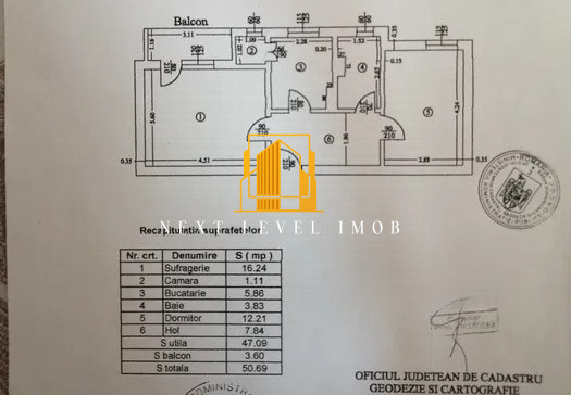 Apartament 2 camere decomandat – Trivale, Complex 1