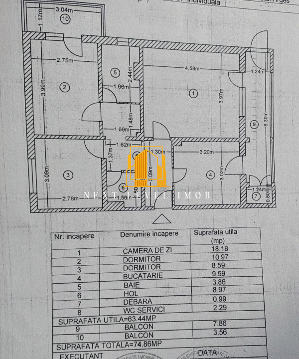 Apartament 3 camere GĂVANA 3