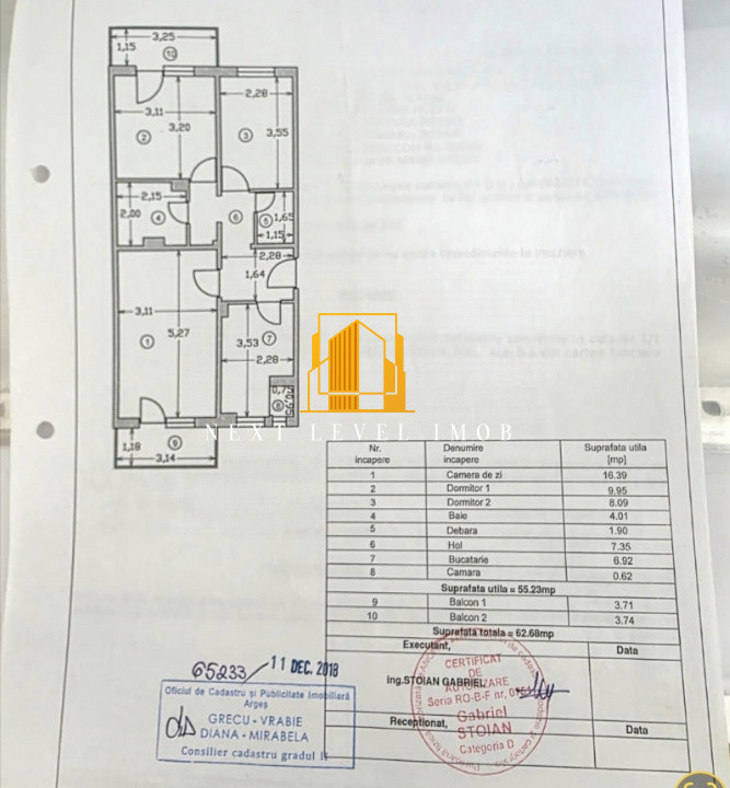 Apartament 3 camere EREMIA GRIGORESCU 