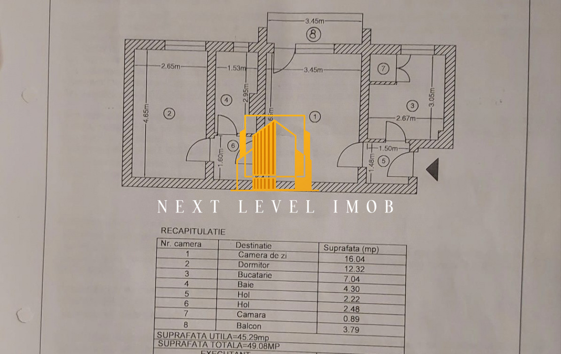 Apartament 2 camere – Cartier  Mărășești 