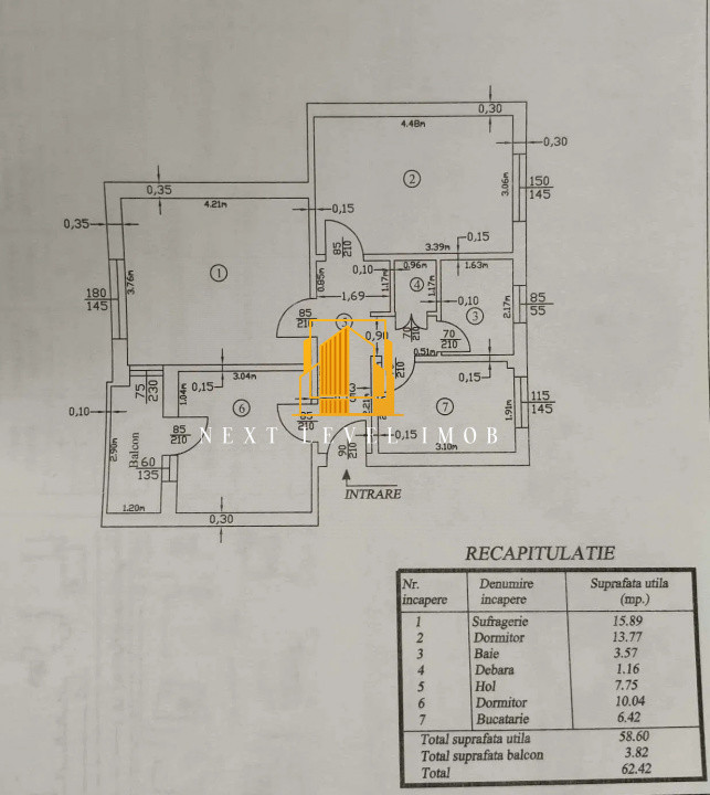 Apartament 3 camere renovate, decomandat | Ultracentral 
